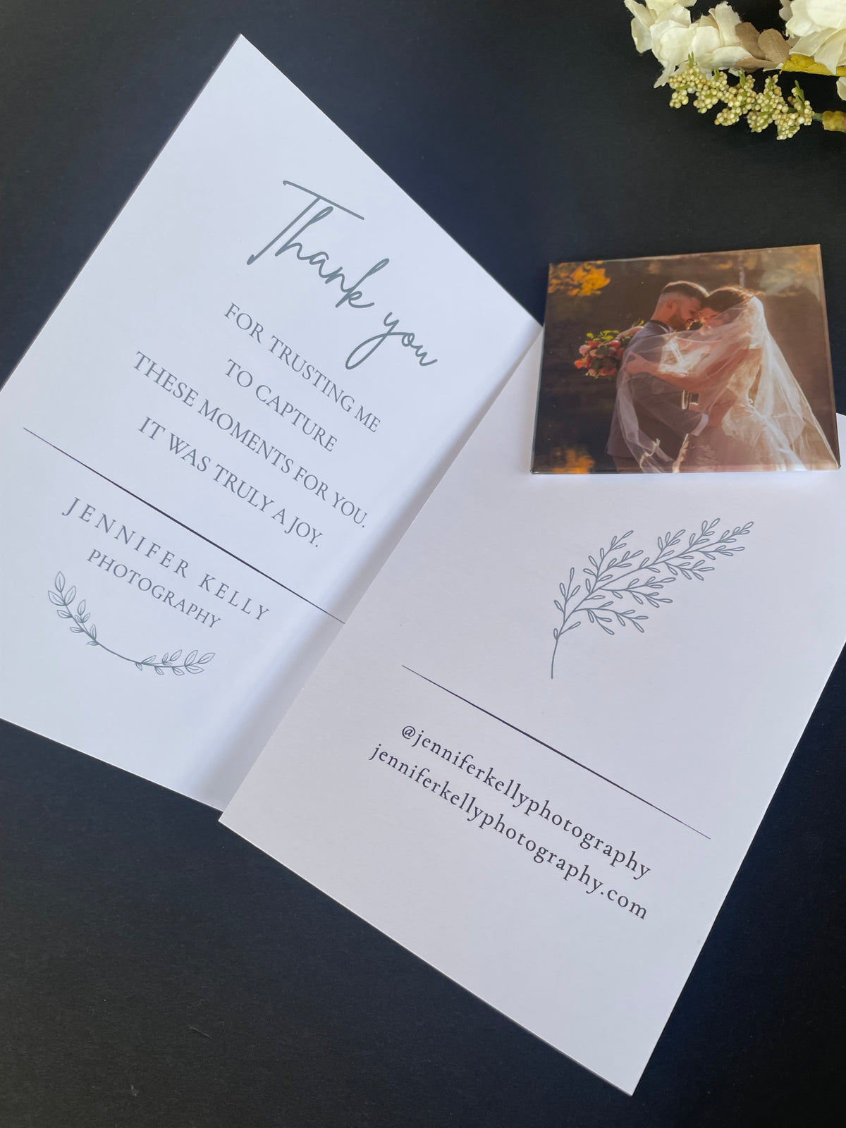 Photo Keepsake Thank You Card